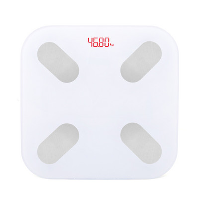 Mood Uus kaal Nutikas kaal Elektroonilised vannitoakaalud Kere koostis Vannitoa digitaalne kaal karastatud klaasist LCD-ekraan