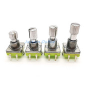 1 gab. EC11 rotējošā kodētāja koda slēdzis 30 pozīcija ar spiedpogas slēdzi 5 kontaktu roktura garums 12,5/15/17/19 mm