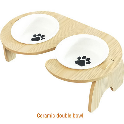 Zdjele za kućne ljubimce Mačke i psi Povišene zdjele za hranu i vodu s hranilicom na postolju 2 zdjele od nehrđajućeg čelika za male i srednje kućne ljubimce