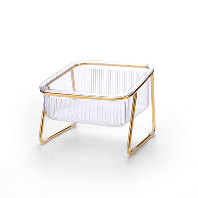 Kassi topeltkauss, kallutatud kõrgendatud lemmiklooma toitmisnõu metallist aluse kaitsega emakakaela libisemiskindel toitmisnõu koeratarvete jaoks