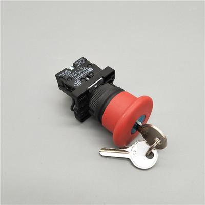 22 mm prekidač za hitno zaustavljanje u obliku gljive ZB2-BE102C crveni NC XB2-ES542 Upravljački električni prekidač za pokretanje 600V/10A