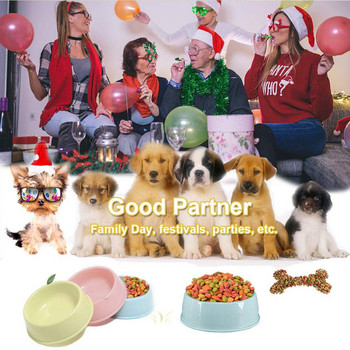 Πλαστικό μπολ για σκύλους Πιάτο φαγητού για κουτάβι και μπολ με νερό για σκύλους Γάτες Άλλα μικρά ζώα Μίσχος σίτου Περιβαλλοντική σχεδίαση Μπολ για τροφοδοσία κατοικίδιων