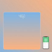 Modernie grīdas digitālie svari, 300 g–180 kg, neslīdoši vannas istabai, elektroniskie ķermeņa svara svari, apaļie stūra svara svari mājaslapas produkts