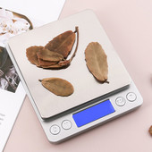 Digitaalne köögikaal, 3 kg, multifunktsionaalne toit, 304 roostevabast terasest tasakaal LCD-ekraan, mõõtmine grammides untsi Toiduvalmistamine küpsetamine