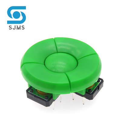 1 set B3F-4055 A14 kapa, 5-smjerni kombinirani prekidač smjera sa strelicom OK tipka 12*12*7,3 mm mikro taktilni prekidači tipki