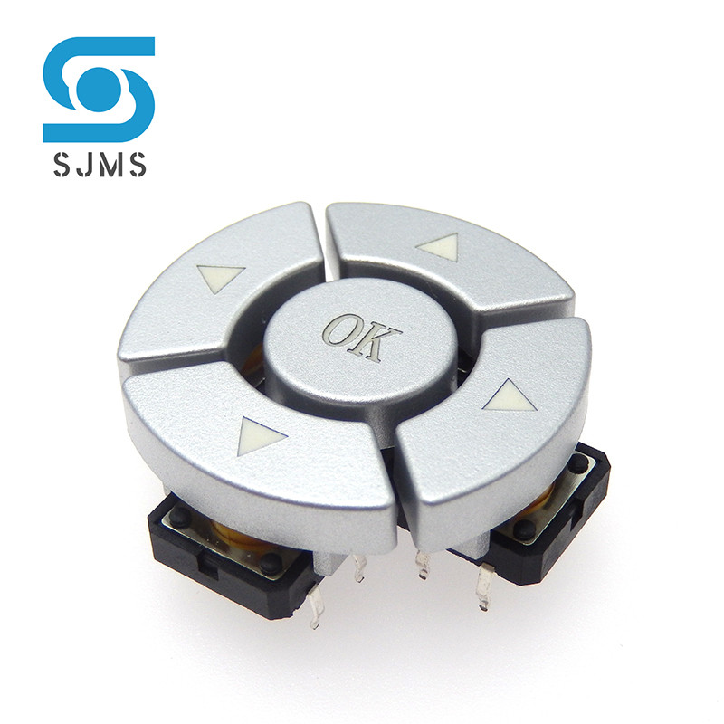 1 set B3F-4055 A14 kapa, 5-smjerni kombinirani prekidač smjera sa strelicom OK tipka 12*12*7,3 mm mikro taktilni prekidači tipki