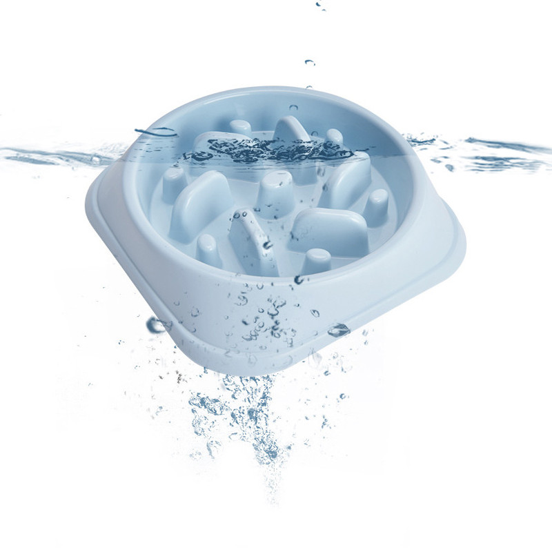 Uus lemmikloomade koerte kauss, aeglane söötja, plastist lämbumisvastane kutsika, söömisnõu kauss, ahmimisvastane toidutaldrik