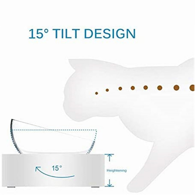 Libisemiskindlad kassikausid Kahekordsed lemmikloomakausid ülestõstetud alusega Lemmiklooma toidu- ja veekausid kassidele Koerte söötjad Lemmikloomatooted Kutsika kassi kauss