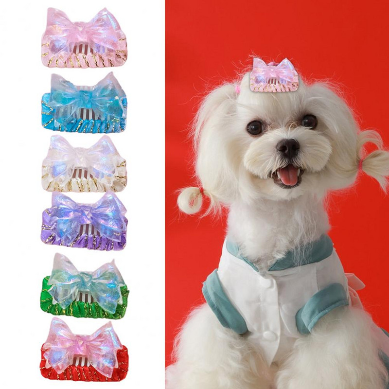 Lemmikloom Barrette Käsitsi valmistatud peakatted Lemmikloomade hooldamine Armas kassi koera juuksenõel koera juuksenõel igapäevaseks kasutamiseks