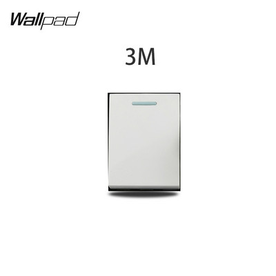 1 2 3 Gang Way Stair Cross Pass balts stikla slēdzis DIY AU US 118*75mm 153*75mm 191*75mm ventilatora reostata retro slēdzis ar LED fona tapeti