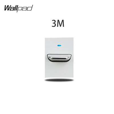 1 2 3 Gang Way Stair Cross Pass balts stikla slēdzis DIY AU US 118*75mm 153*75mm 191*75mm ventilatora reostata retro slēdzis ar LED fona tapeti