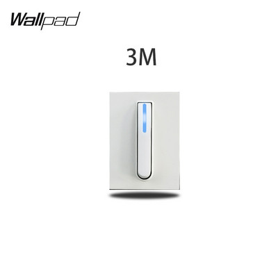 1 2 3 Gang Way Stair Cross Pass balts stikla slēdzis DIY AU US 118*75mm 153*75mm 191*75mm ventilatora reostata retro slēdzis ar LED fona tapeti