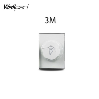 1 2 3 Gang Way Stair Cross Pass balts stikla slēdzis DIY AU US 118*75mm 153*75mm 191*75mm ventilatora reostata retro slēdzis ar LED fona tapeti