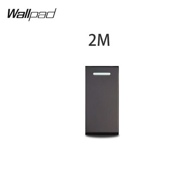 DIY AU US prekidač 118*75 mm 153*75 mm 191*75 mm 1 2 3 međuprolazni potisni prekidač s LED zidnom pločom od crnog kaljenog stakla