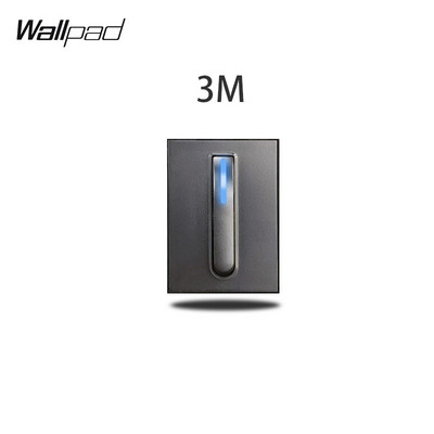 DIY AU US prekidač 118*75 mm 153*75 mm 191*75 mm 1 2 3 međuprolazni potisni prekidač s LED zidnom pločom od crnog kaljenog stakla