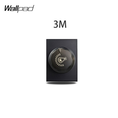 DIY AU US prekidač 118*75 mm 153*75 mm 191*75 mm 1 2 3 međuprolazni potisni prekidač s LED zidnom pločom od crnog kaljenog stakla