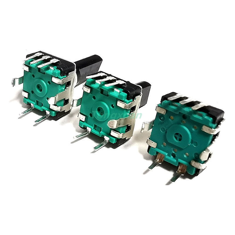 1 tk EC12 autohelikooder koos lülitiga, 24 asendiga 360 kraadi pöörleva võlli pikkus 19 mm 14 mm 12 mm digitaalne potentsiomeeter, 5 kontakti