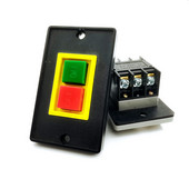 Qcs1 AC 220 / 380V 2kW 10A pingi puurimootori juhtlüliti käivitus-seiskamisnupp lüliti 6 kruviklemmi