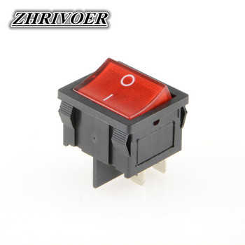 KCD5 21x24mm 21*24mm Rocker Switches Kit 4 Pin 6Pin 2 Position 3 Position 15A/250VAC ON-OFF ON-OFF-ON