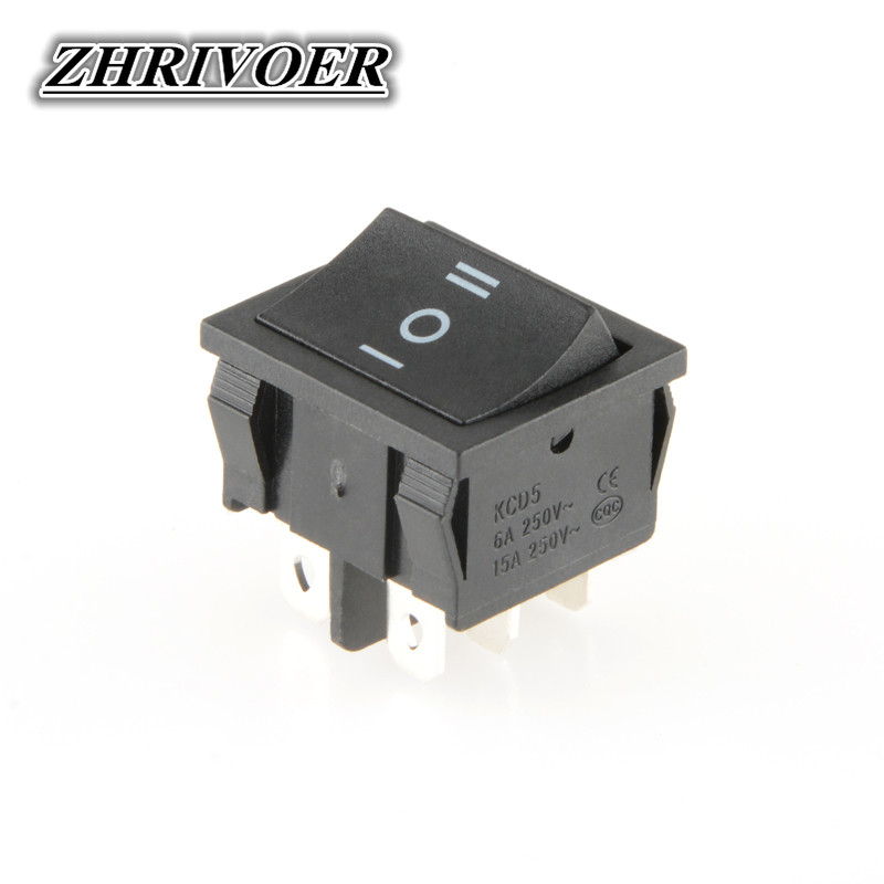 KCD5 21x24mm 21*24mm Preklopni prekidači Kit 4 Pin 6Pin 2 Položaj 3 Položaj 15A/250VAC ON-OFF ON-OFF-ON