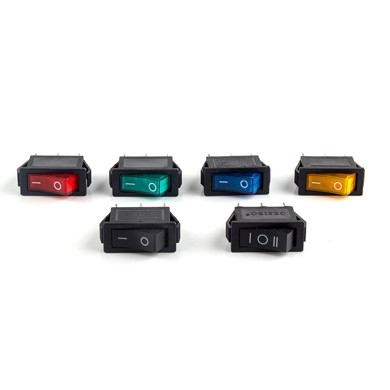 KCD3 svirslēdzis IESLĒGTS-IZSLĒGTS 2 pozīcijas 3 kontaktu elektriskās iekārtas ar gaismas strāvas slēdzi 16A 250VAC/ 20A 125VAC Mājas / Rūpniecība