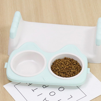 Μπολ για γάτες Μπολ για σκύλους με βάση για τροφοδοσία κατοικίδιων για γάτες Μπολ με νερό για γάτες Τροφή Μπολ για κατοικίδια για σκύλους Προμήθειες προϊόντων τροφοδοσίας
