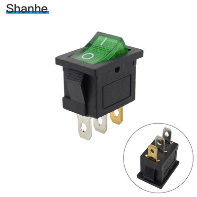 5gab Mini 3 pin informācijas panelis, ieslēgts, izslēgts, izslēgšanas svirslēdzis, apgaismots spst ar gaismu