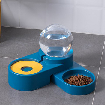 Cat Dog Bowls Автоматично хранене на домашни любимци Дозатор за питейна вода Fit All Puppy Cat Silicone Bowl Pet Fountain Контейнер за хранене