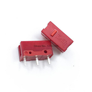 2Pcs Kailh Mouse Micro Switch 4.3/7.3/9.5mm Бутон за заглушаване GM2.0 GM4.0 GM8.0 2/3Pin използван на компютърни мишки ляв десен бутон