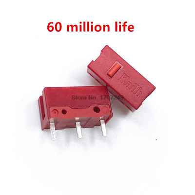 2Pcs Kailh Mouse Micro Switch 4.3/7.3/9.5mm Gumb za isključivanje zvuka GM2.0 GM4.0 GM8.0 2/3Pin koji se koristi na računalnim miševima lijevi desni gumb