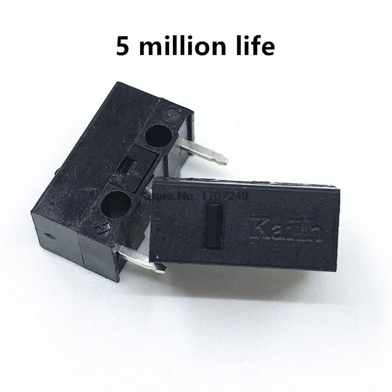 2Pcs Kailh Mouse Micro Switch 4.3/7.3/9.5mm Gumb za isključivanje zvuka GM2.0 GM4.0 GM8.0 2/3Pin koji se koristi na računalnim miševima lijevi desni gumb