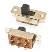 10 komada x 6P DPDT klizna sklopka za lemljenje igle 2 položaja