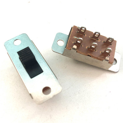 10 komada x 6P DPDT klizna sklopka za lemljenje igle 2 položaja