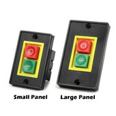 AC 380V 2KW I/O Uključeno Isključeno Start Stop Tipkasti prekidač 6 vijčanih priključaka QCS1 Velika/mala ploča