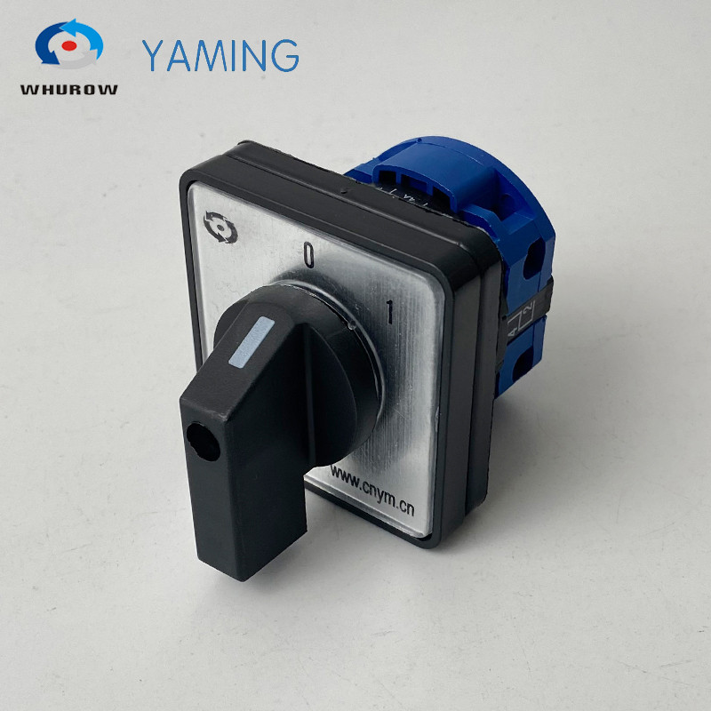 LW26-20/1 LW28 YMW26 SISSE/VÄLJA 2 asend 2 poolused 4 klemmid hõbedane kontakt CA-10 440V Ui 690V 20A pöördnukk lüliti