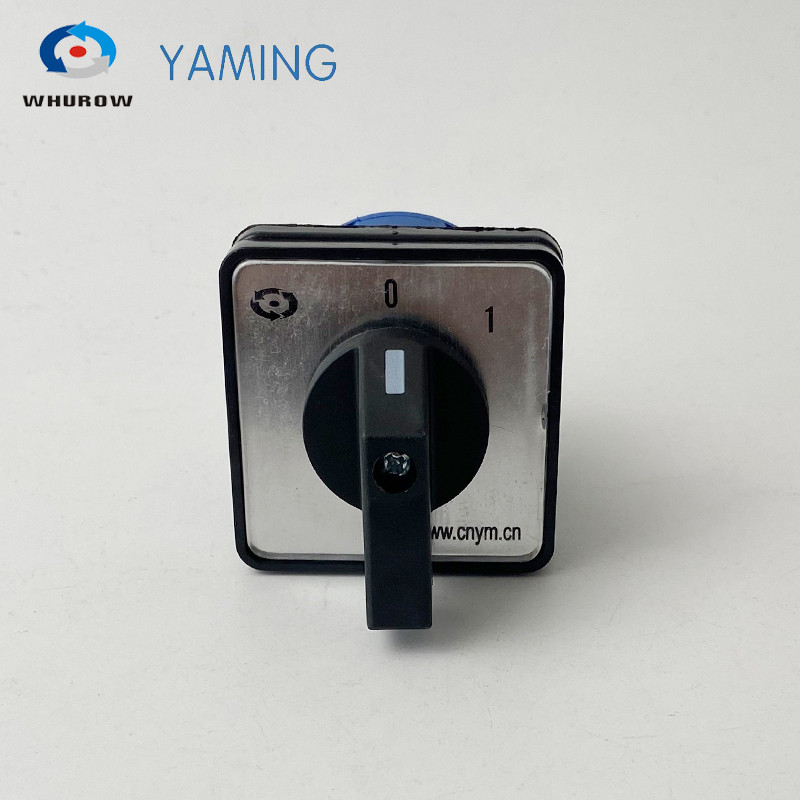 LW26-20/1 LW28 YMW26 SISSE/VÄLJA 2 asend 2 poolused 4 klemmid hõbedane kontakt CA-10 440V Ui 690V 20A pöördnukk lüliti
