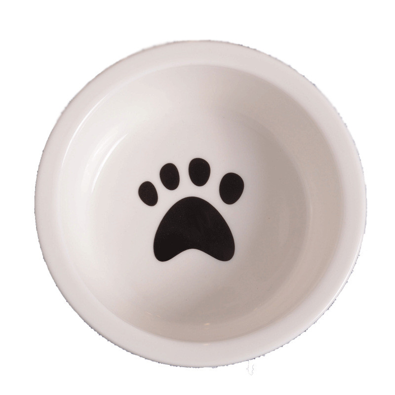 Lemmikloomatoidutarbed Keraamiline kauss Armas kassikauss veenõu koerapott lemmiklooma joomine söögikauss ümmargune keraamiline kauss söötjad lemmikloomatarbed