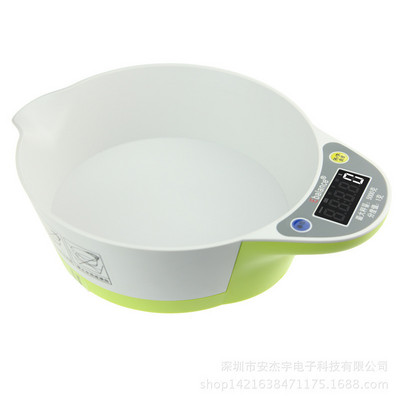 Vaga za kućne ljubimce elektronička kuhinjska vaga mini vaga za zdjelu integrirana kućna vaga za zdjelu pribor hrana LCD zaslon