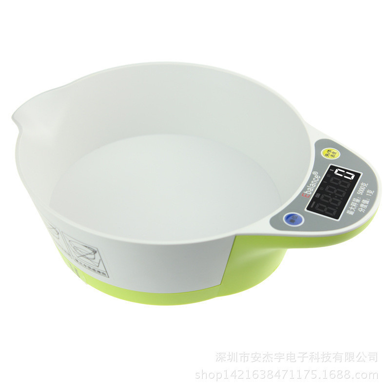 Vaga za kućne ljubimce elektronička kuhinjska vaga mini vaga za zdjelu integrirana kućna vaga za zdjelu pribor hrana LCD zaslon