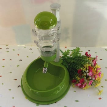 Pet Cat Dog Water Drinker Dispenser Food Stand Τροφοδότης Hamster Μπολ Μπουκάλι πιάτων Πλαστικό αυτόματο συντριβάνι Drinker