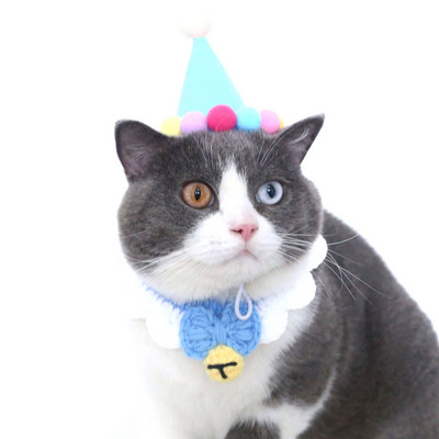 Armsad lemmikloomad Koer Kassid Sünnipäevamütsid Jõulumüts lausriidest reguleeritav koerapeakate Kassi jõuluvana müts kutsika kostüüm