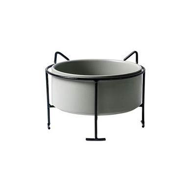 Keramička zdjela za mačke Zdjela za hranu za štence sa željeznim nosačem Postolje Zdjela za vodu Hrana za pse Oprema za kućne ljubimce Pijenje Hranjenje Hranilica velikog kapaciteta