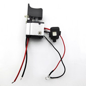 1 gab. Elektriskā urbjmašīna, putekļu necaurlaidīga ātruma kontroles spiedpogas sprūda slēdzis DC 7,2-24V