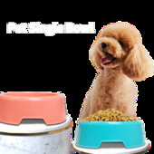 Jednostruka posuda za kućne ljubimce PP Matirani otisak stopala Pojilica za štene Hranilica Zdjelice za hranu za mačke i pse Lagana neklizajuća posuda za hranjenje Pribor za kućne ljubimce