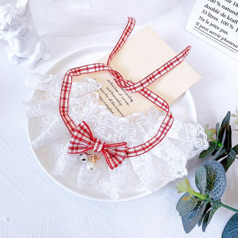 Praktična čipkana ogrlica, remen za vrat, šal, mačkasti ovratnik, modni, prozračan