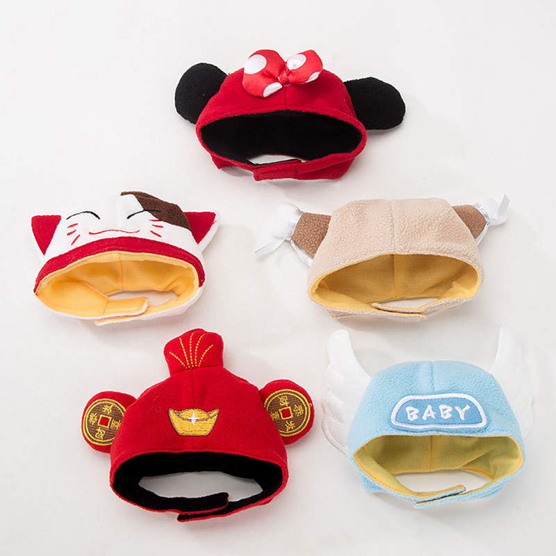 Topla kapa za psa Smiješna modna kosplay kapa za psa Kapa za psa Šešir za mačke Kostim za kućne ljubimce Plišani pas Mačka Smiješne pokrivala za glavu Nakit za dekoraciju zabave