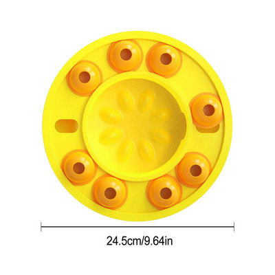 Puzzle Push Feeder | Igračka za pse | Interaktivne igračke Chase poboljšavaju pamćenje Igračka za kućne ljubimce Psi Zdravstveni trening Tanjur za sporo hranjenje