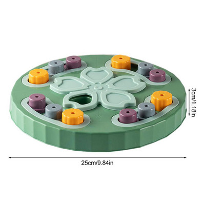 Puzzle Push Feeder | Igračka za pse | Interaktivne igračke Chase poboljšavaju pamćenje Igračka za kućne ljubimce Psi Zdravstveni trening Tanjur za sporo hranjenje