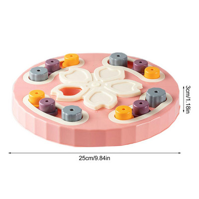 Puzzle Push Feeder | Igračka za pse | Interaktivne igračke Chase poboljšavaju pamćenje Igračka za kućne ljubimce Psi Zdravstveni trening Tanjur za sporo hranjenje