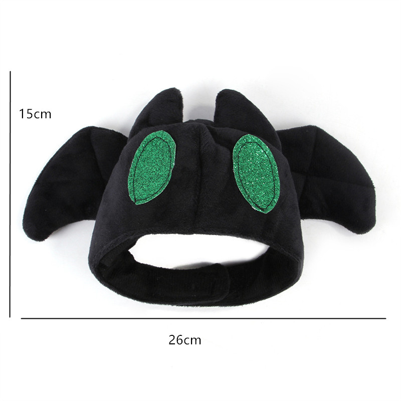 Īpaši jauka Helovīna ballīte Mājdzīvnieku saģērbšana Kaķu cepure Suņu aksesuāri Sikspārnis Ķirbja Suņa Cepure Smieklīgs Helovīna Mājdzīvnieku Noformējums Kucēns Cepure Mopsis